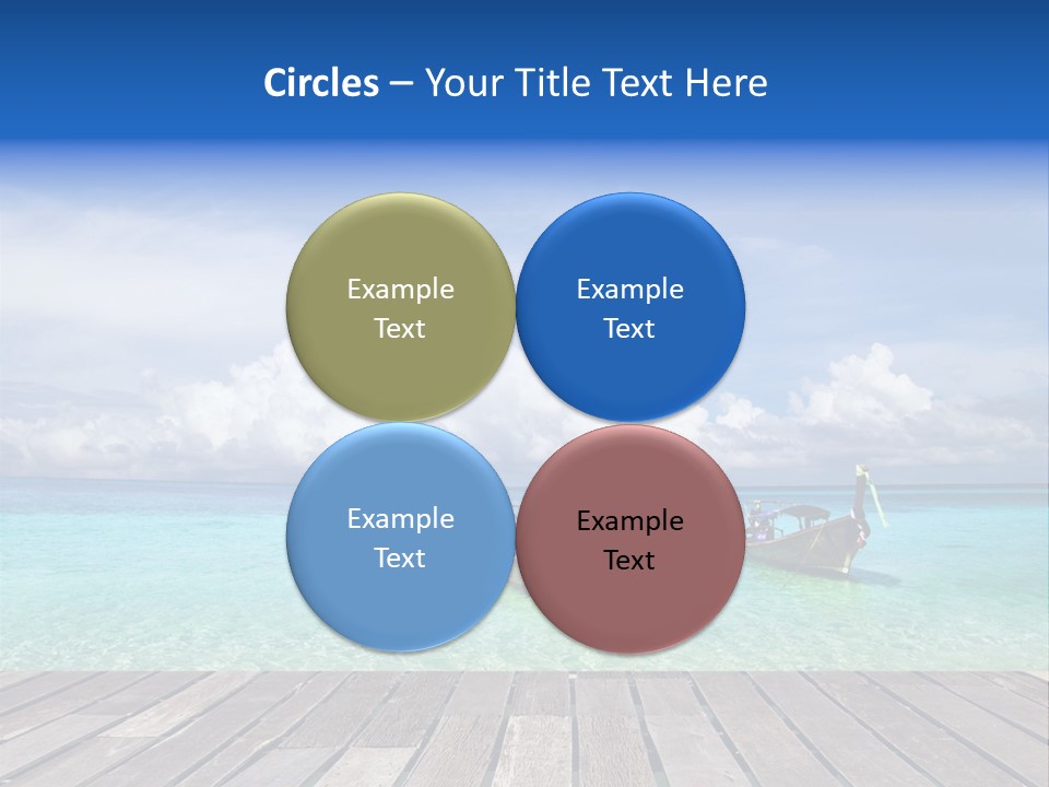 Sand Shore Wave PowerPoint Template