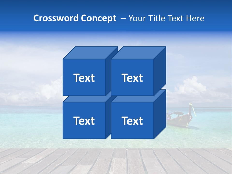 Sand Shore Wave PowerPoint Template