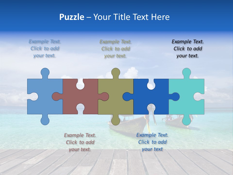 Sand Shore Wave PowerPoint Template