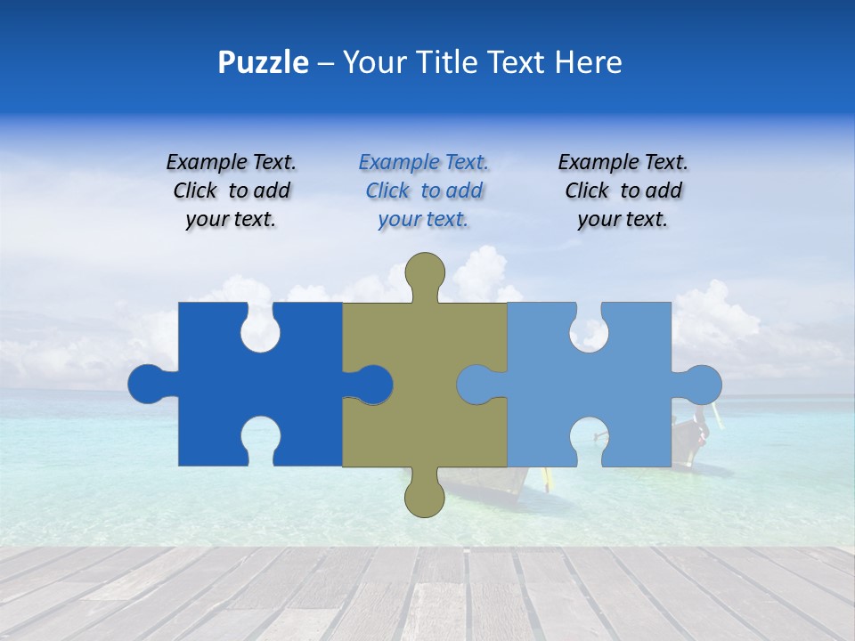 Sand Shore Wave PowerPoint Template