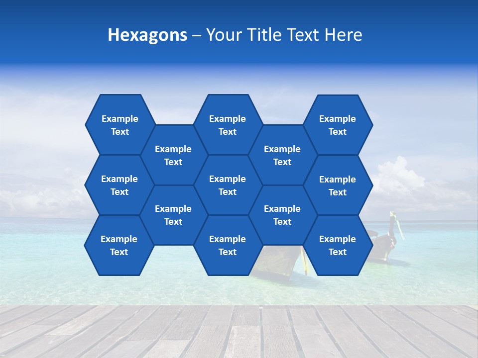 Sand Shore Wave PowerPoint Template