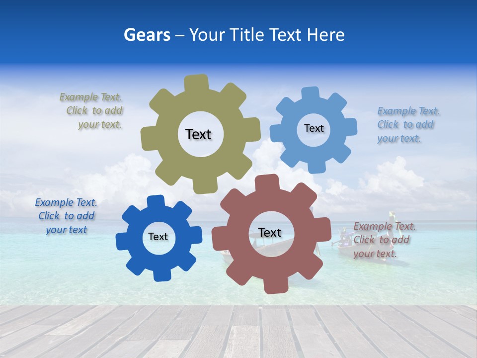 Sand Shore Wave PowerPoint Template