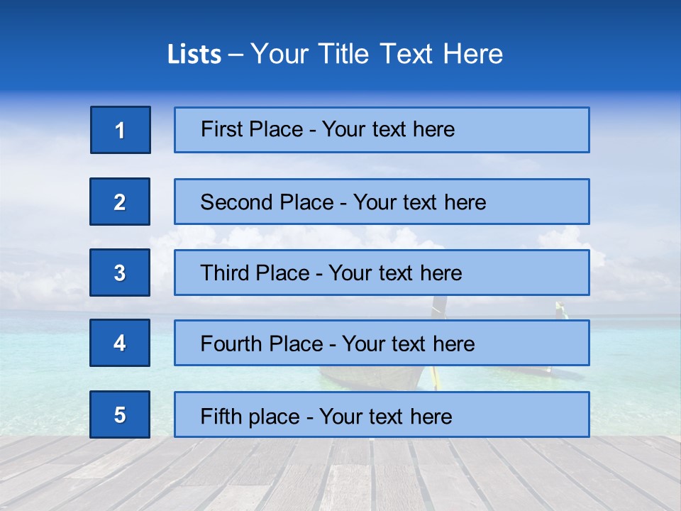 Sand Shore Wave PowerPoint Template