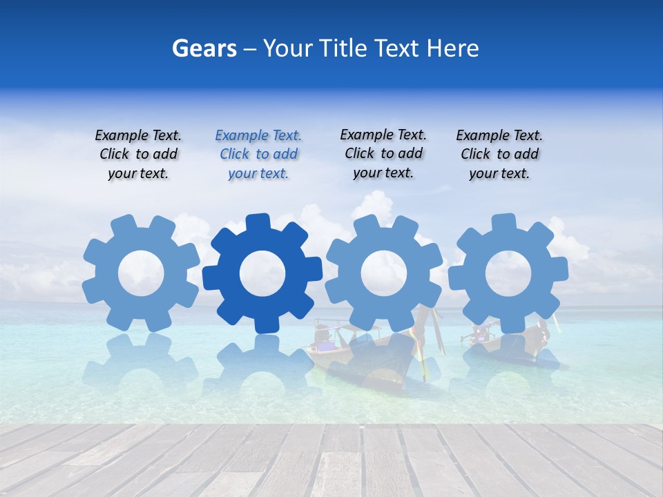 Sand Shore Wave PowerPoint Template