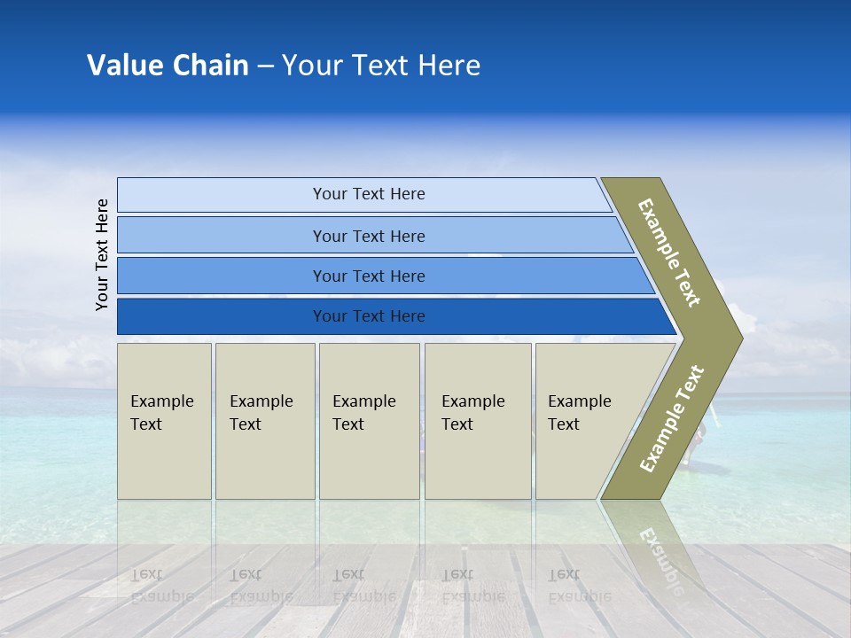 Sand Shore Wave PowerPoint Template