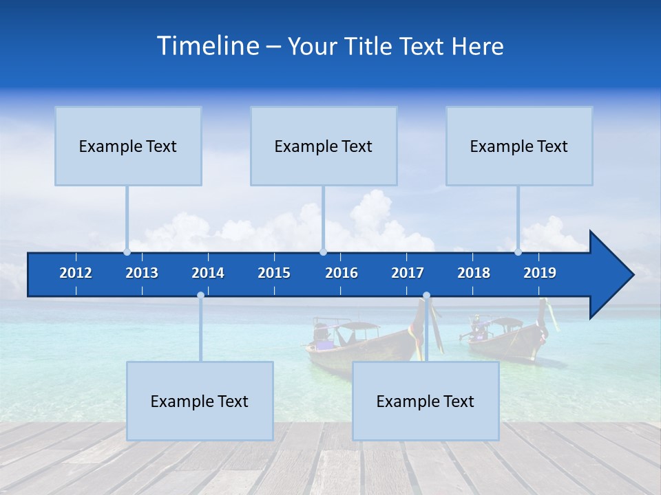 Sand Shore Wave PowerPoint Template