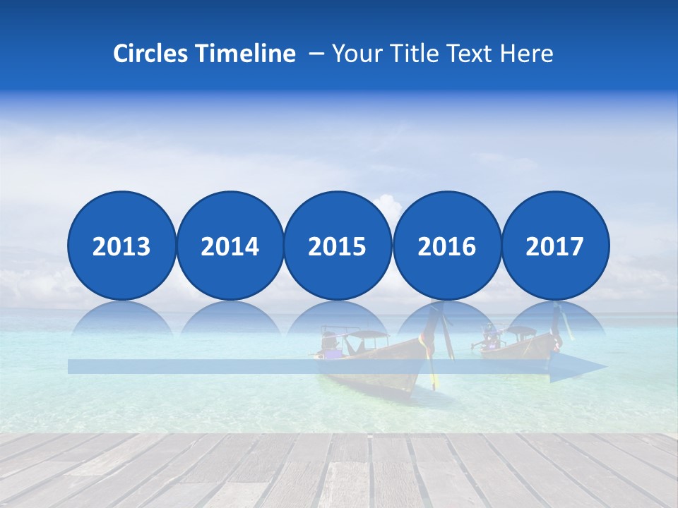 Sand Shore Wave PowerPoint Template