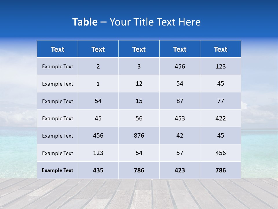 Sand Shore Wave PowerPoint Template