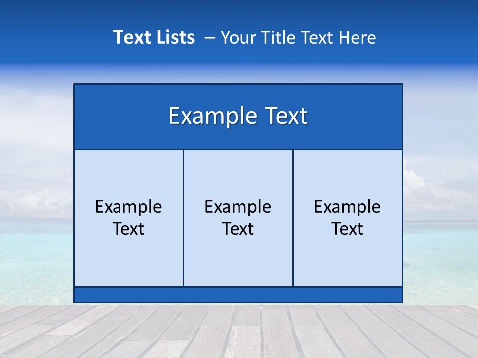 Sand Shore Wave PowerPoint Template
