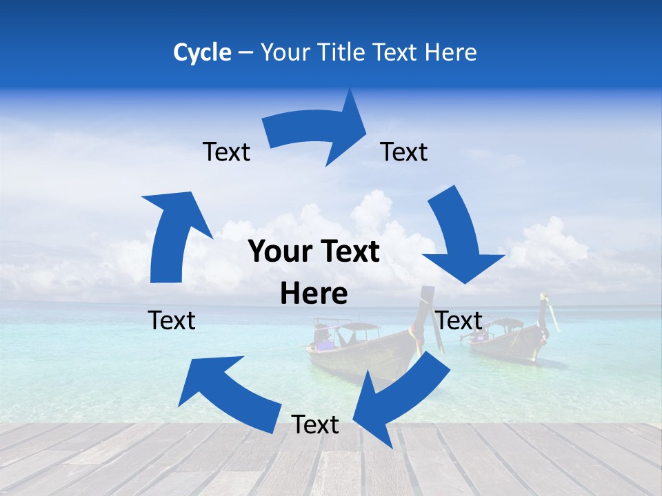 Sand Shore Wave PowerPoint Template