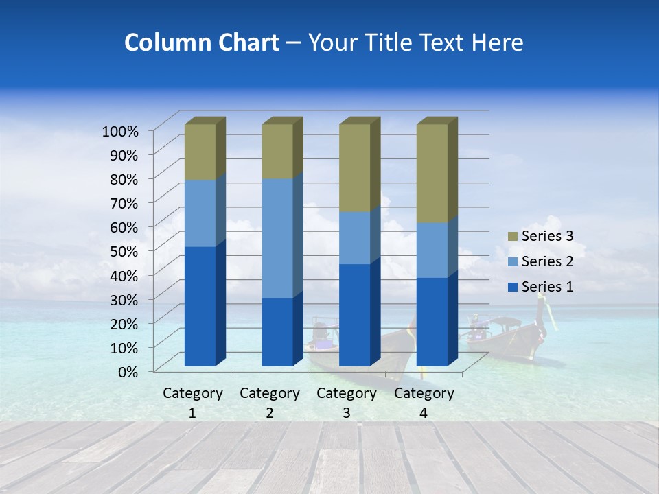 Sand Shore Wave PowerPoint Template
