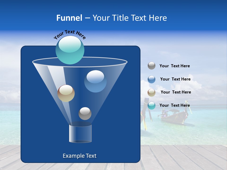Sand Shore Wave PowerPoint Template