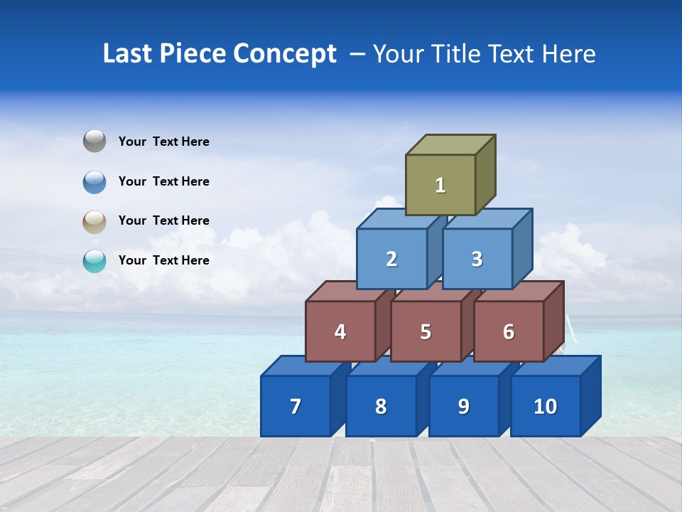 Sand Shore Wave PowerPoint Template