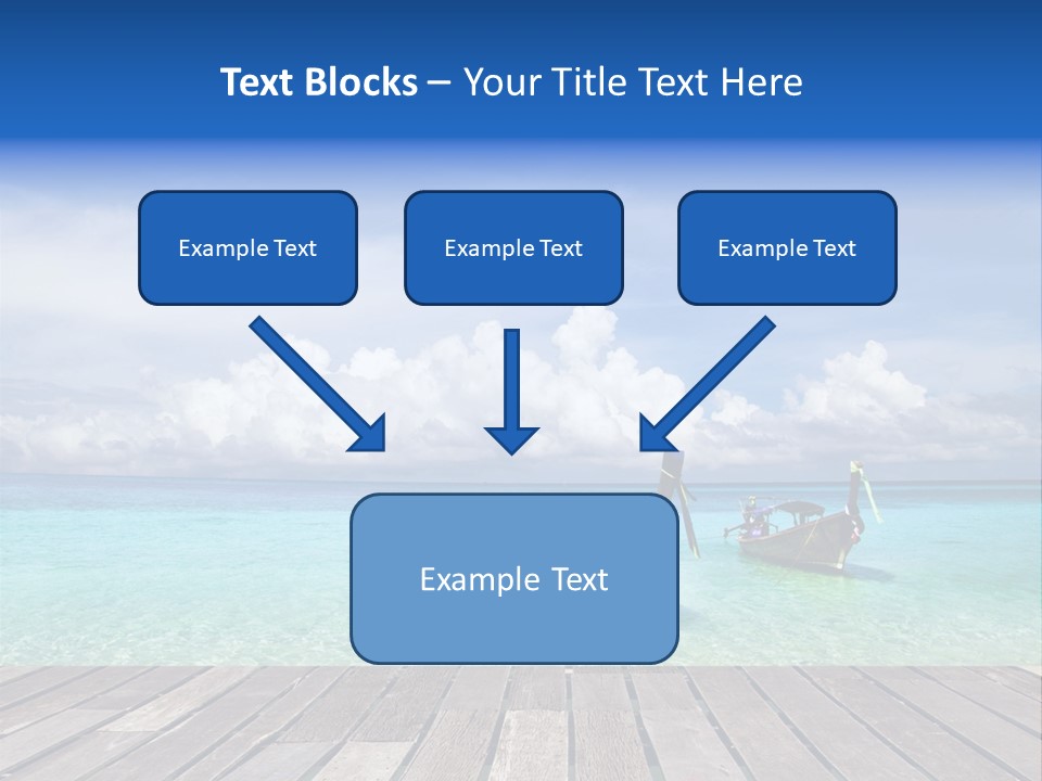 Sand Shore Wave PowerPoint Template