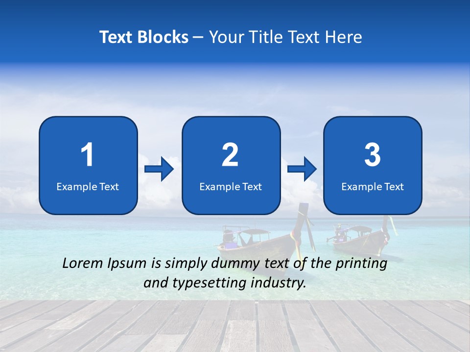 Sand Shore Wave PowerPoint Template