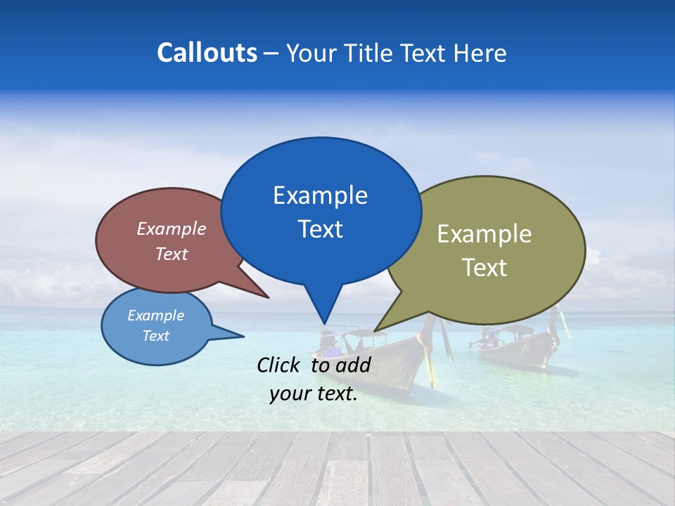 Sand Shore Wave PowerPoint Template