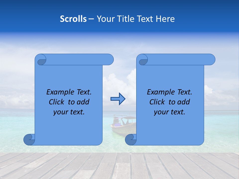 Sand Shore Wave PowerPoint Template