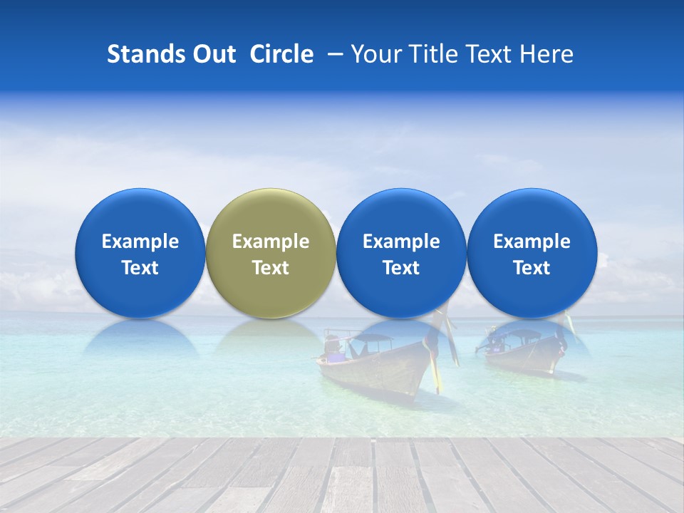 Sand Shore Wave PowerPoint Template