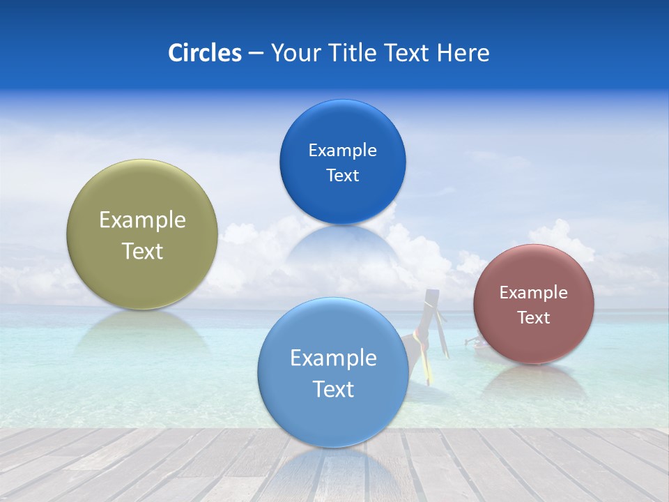 Sand Shore Wave PowerPoint Template