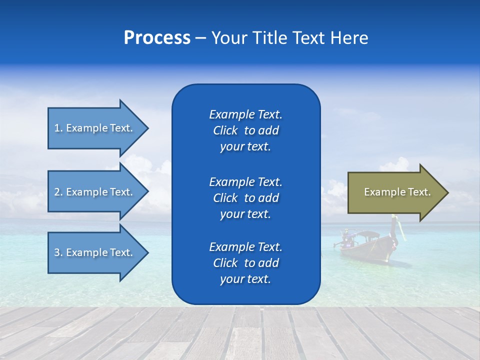 Sand Shore Wave PowerPoint Template