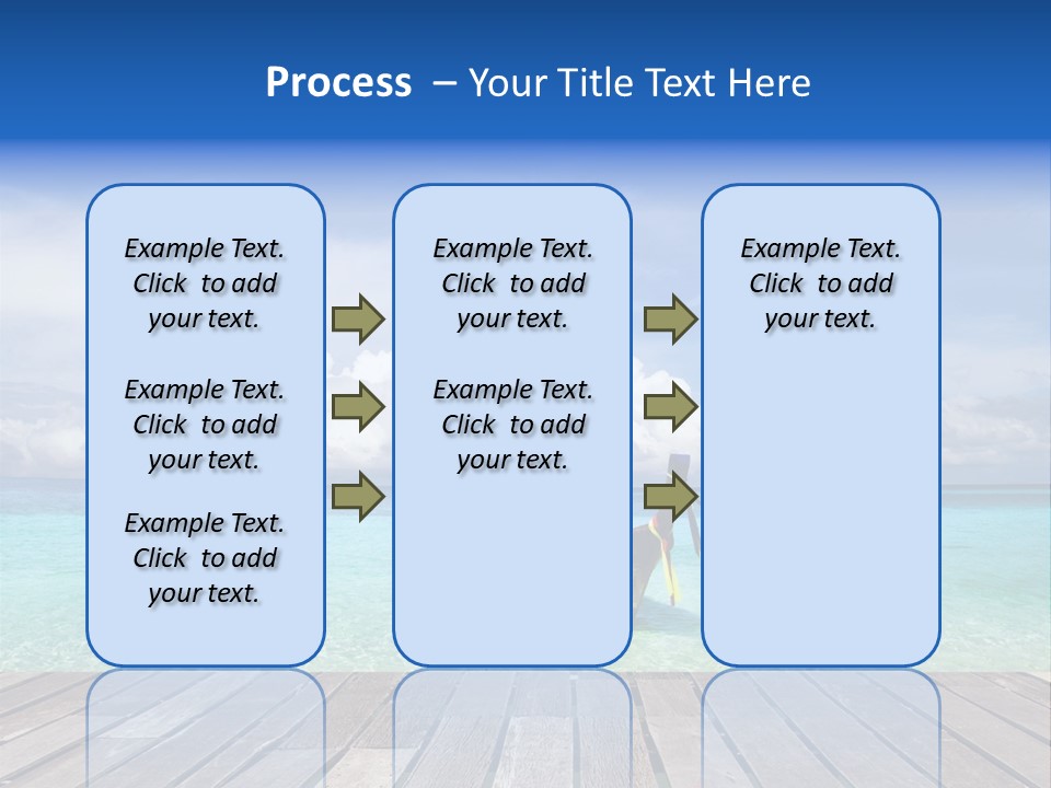 Sand Shore Wave PowerPoint Template