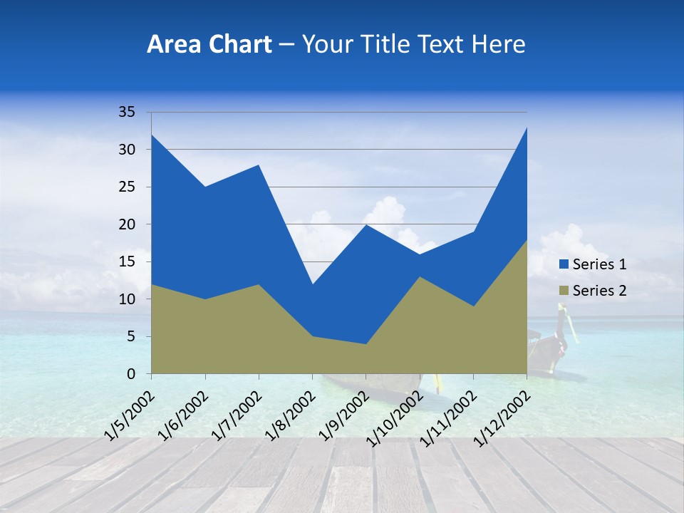 Sand Shore Wave PowerPoint Template
