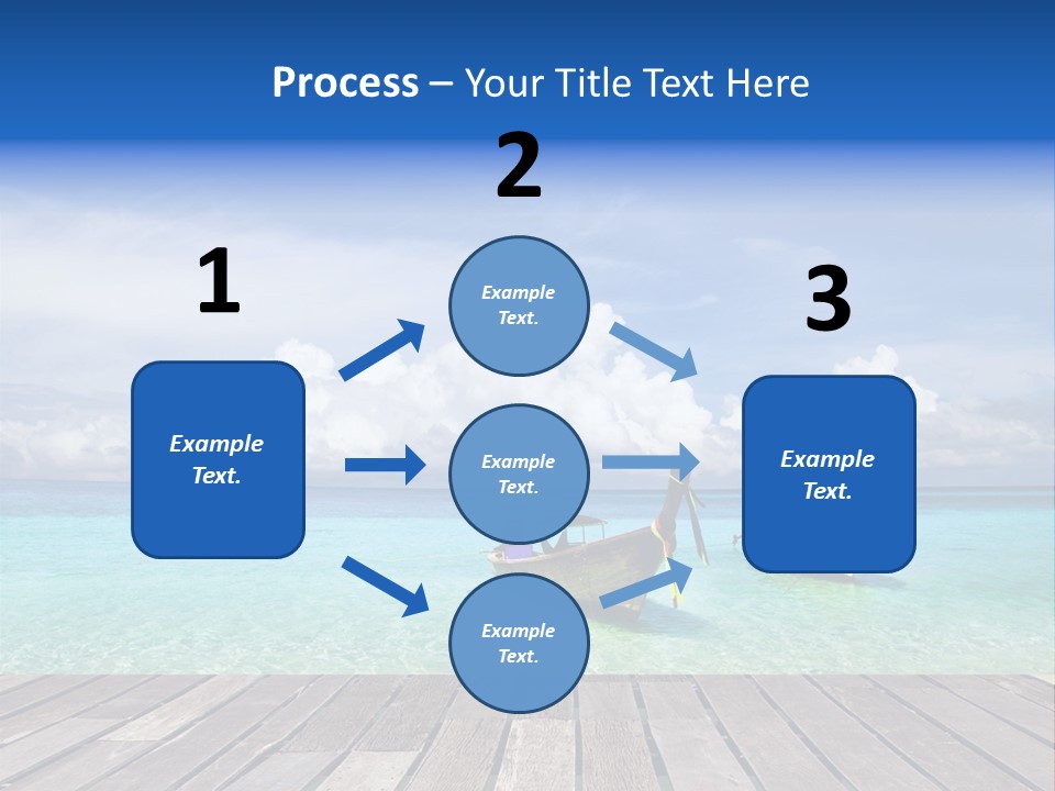 Sand Shore Wave PowerPoint Template