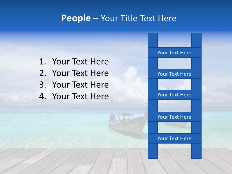 Sand Shore Wave PowerPoint Template