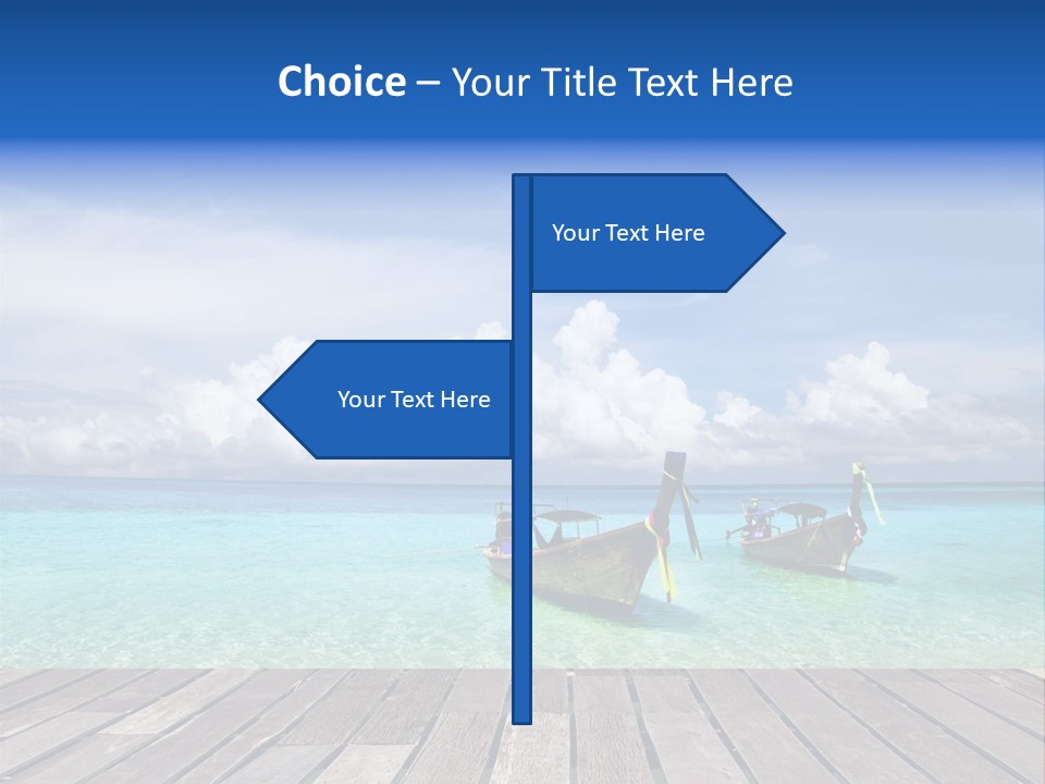 Sand Shore Wave PowerPoint Template