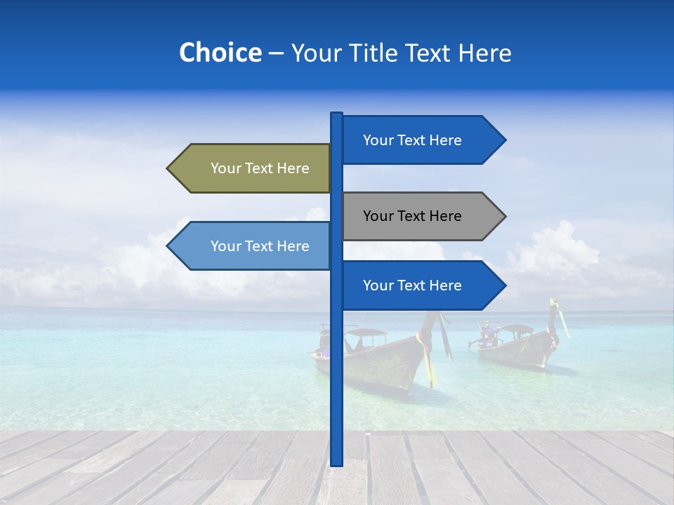 Sand Shore Wave PowerPoint Template