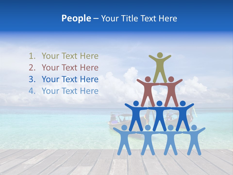 Sand Shore Wave PowerPoint Template