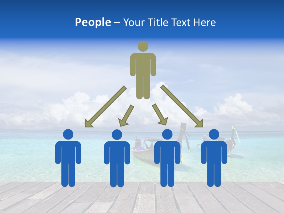 Sand Shore Wave PowerPoint Template