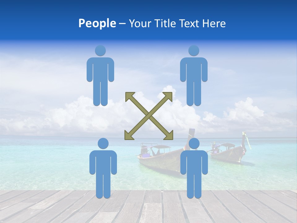 Sand Shore Wave PowerPoint Template