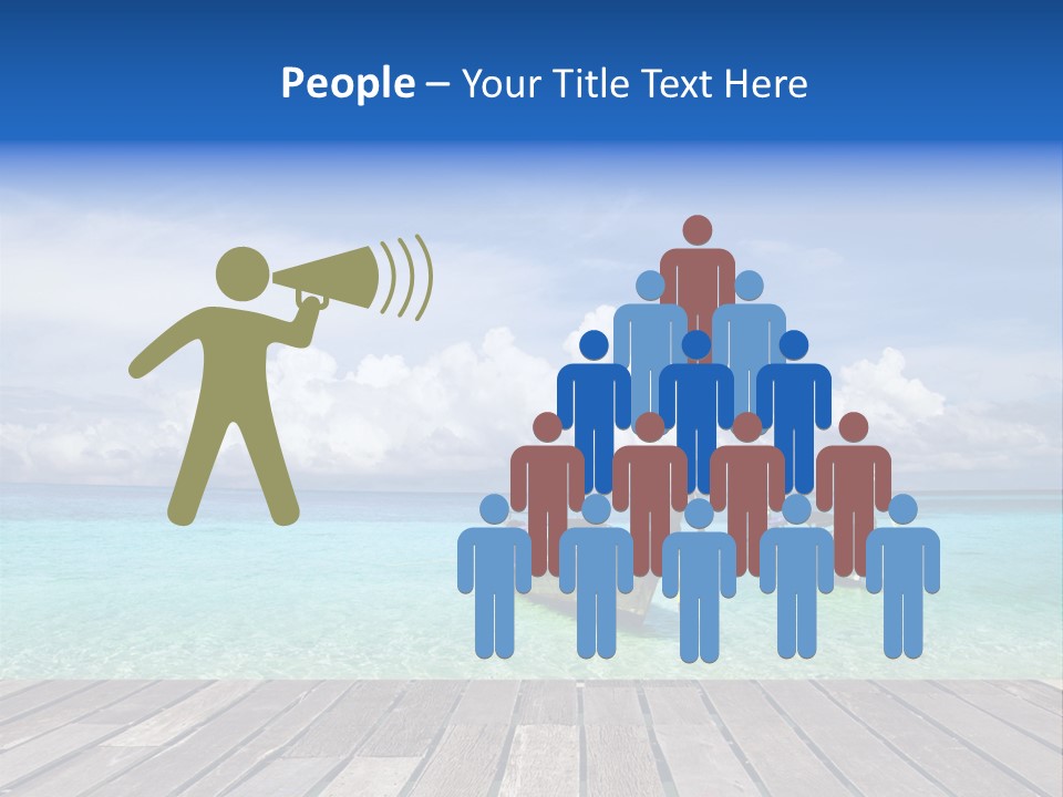 Sand Shore Wave PowerPoint Template