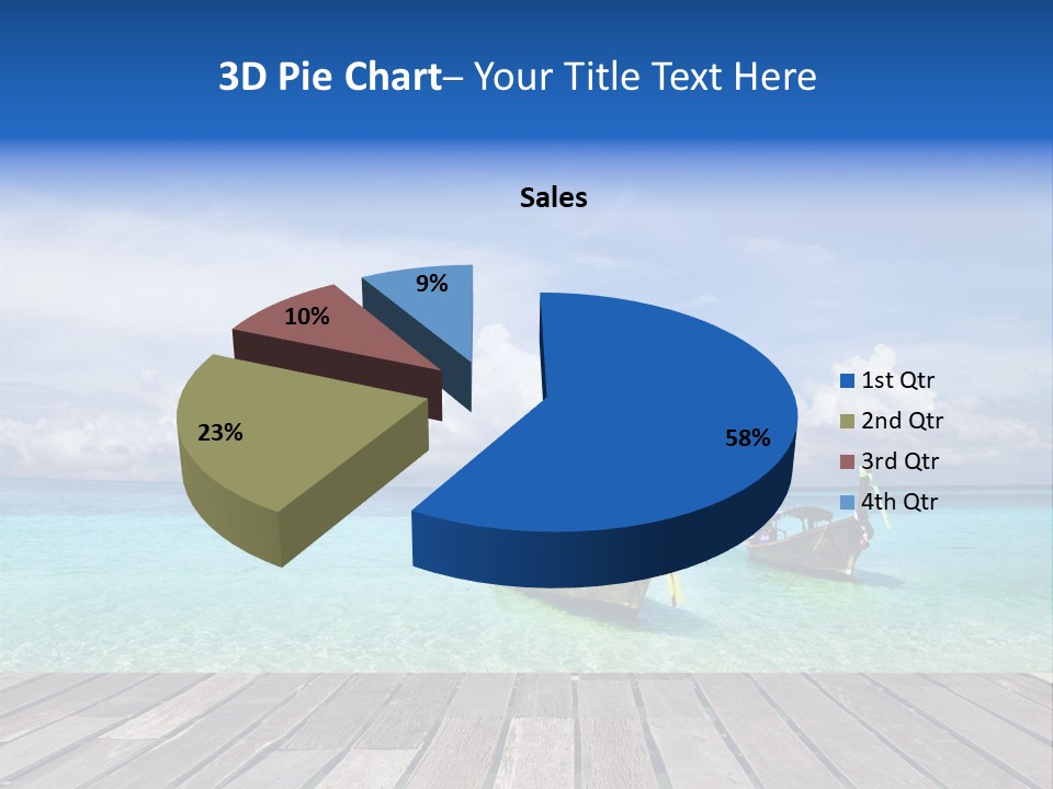 Sand Shore Wave PowerPoint Template