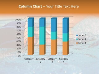 Pool Splashing Glasses PowerPoint Template