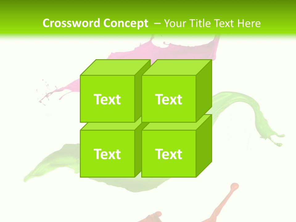 Light Rainbow Closeup PowerPoint Template