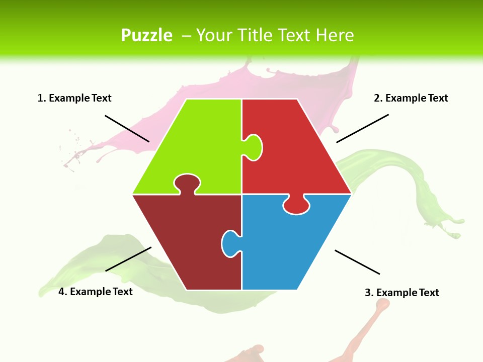 Light Rainbow Closeup PowerPoint Template