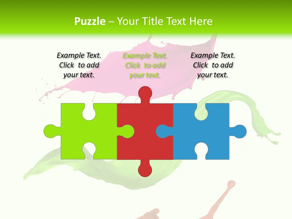 Light Rainbow Closeup PowerPoint Template