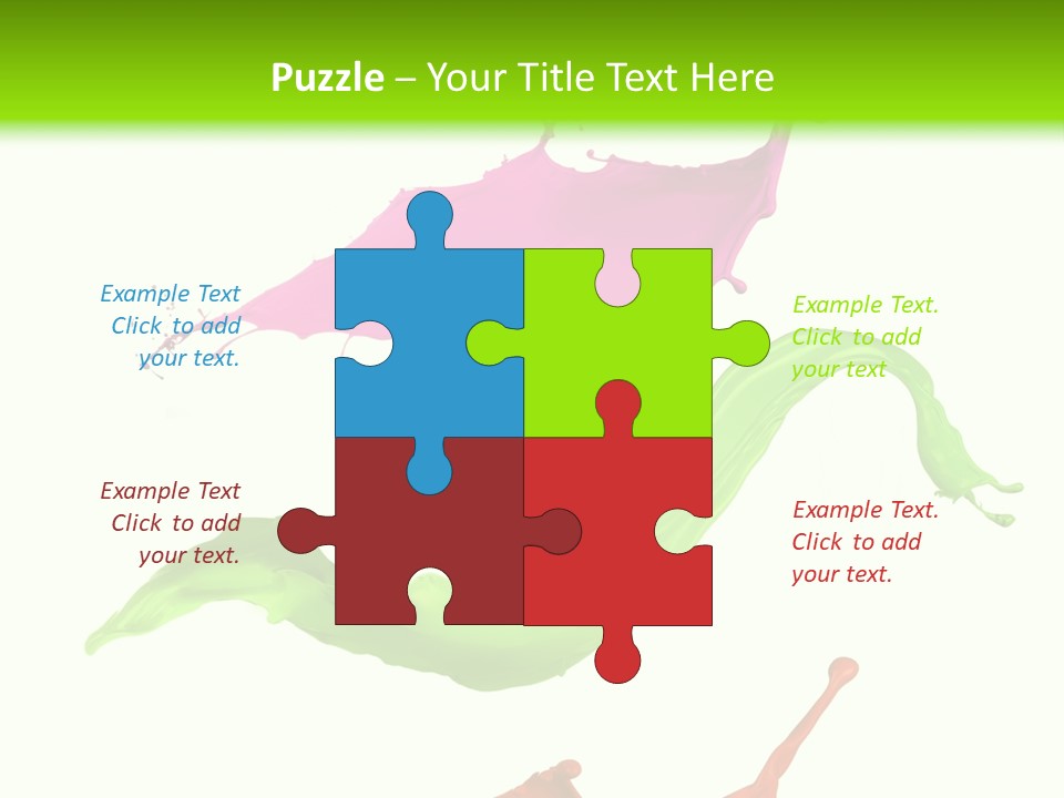 Light Rainbow Closeup PowerPoint Template