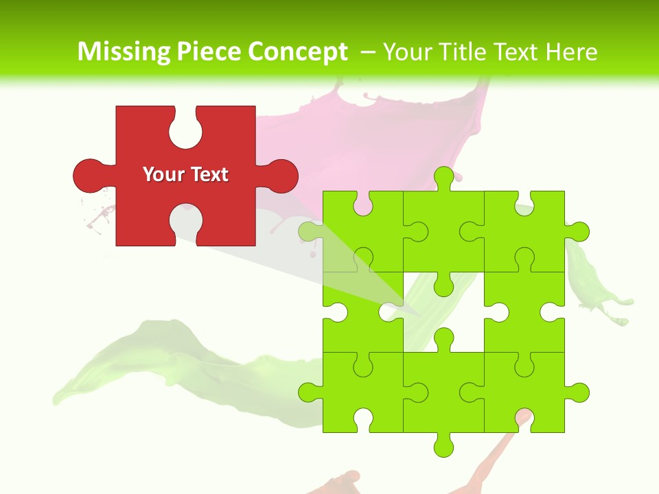 Light Rainbow Closeup PowerPoint Template