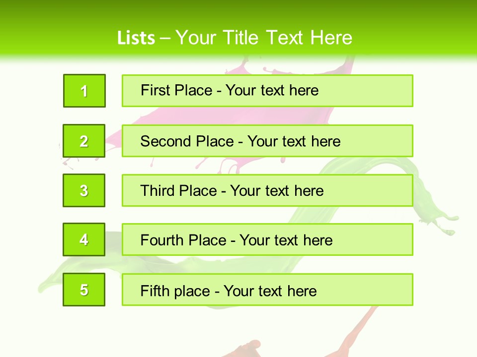 Light Rainbow Closeup PowerPoint Template