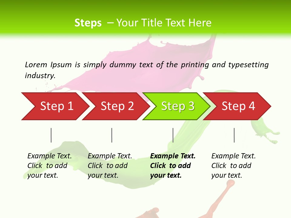 Light Rainbow Closeup PowerPoint Template