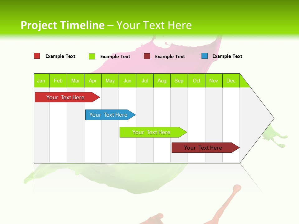 Light Rainbow Closeup PowerPoint Template