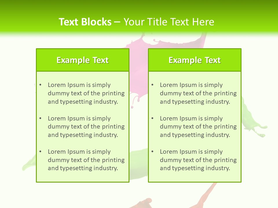 Light Rainbow Closeup PowerPoint Template