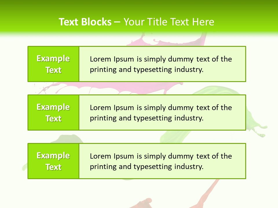 Light Rainbow Closeup PowerPoint Template