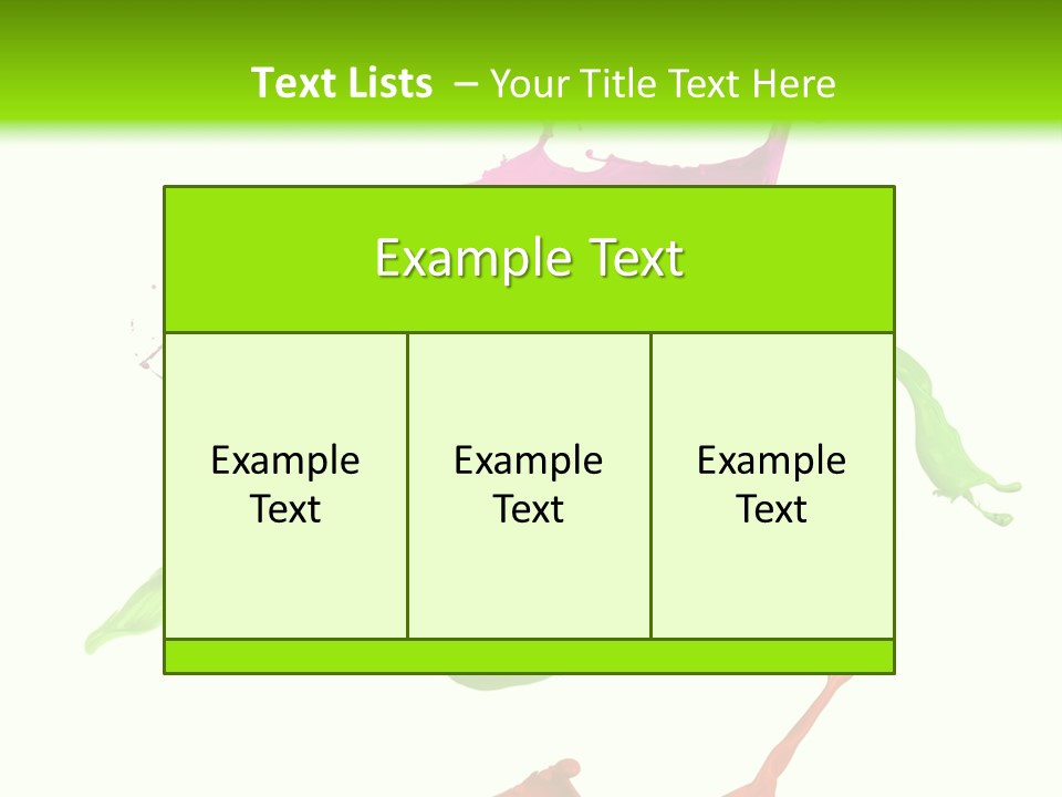 Light Rainbow Closeup PowerPoint Template