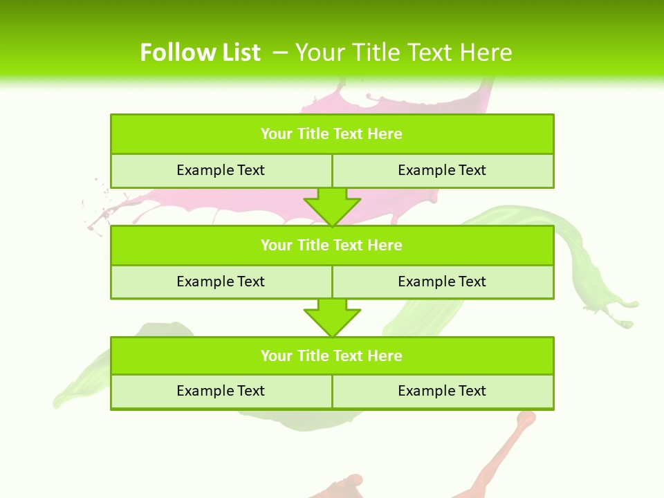 Light Rainbow Closeup PowerPoint Template