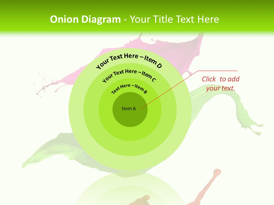 Light Rainbow Closeup PowerPoint Template