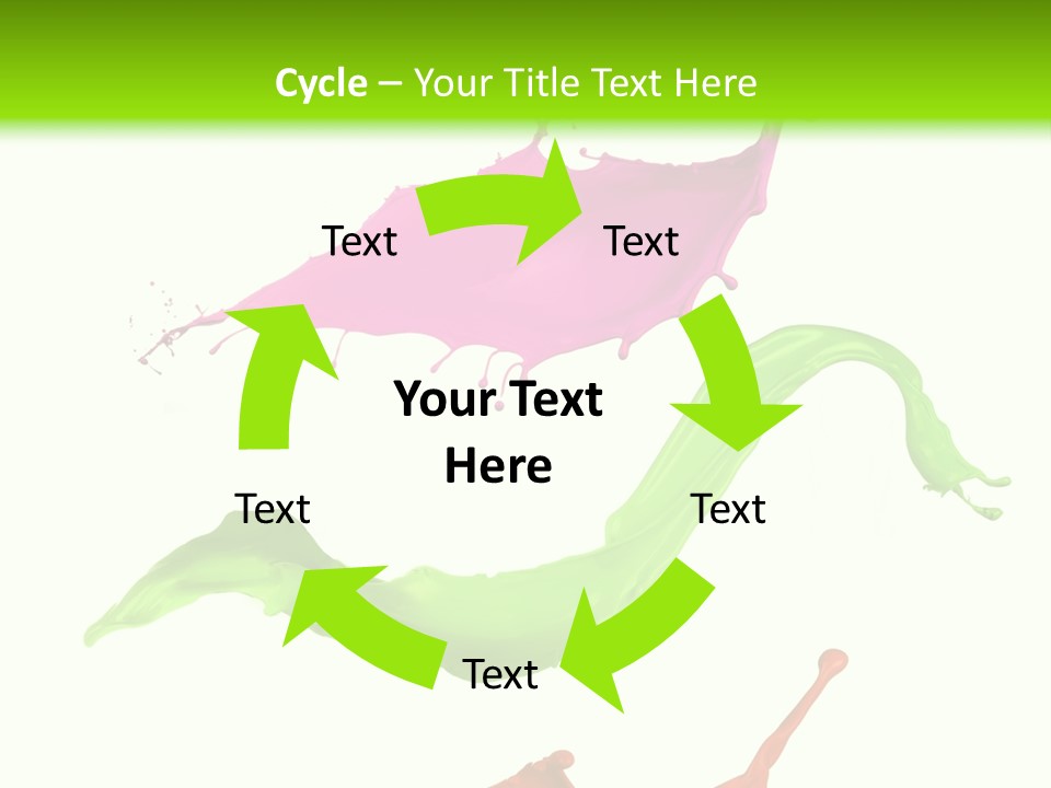 Light Rainbow Closeup PowerPoint Template